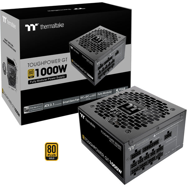Thermaltake Toughpower GT 1000W - Μαύρη τροφοδοσία με 12-Pin High Power GPU