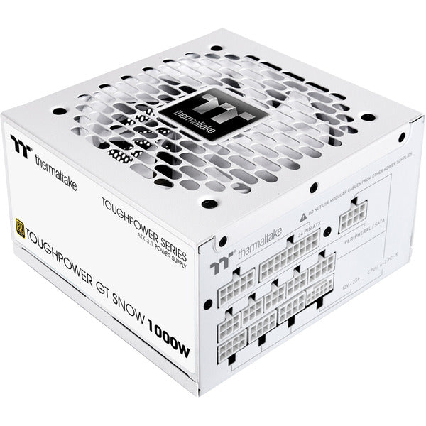 Thermaltake Toughpower GT Snow 1000W (weiß, 1x 12-Pin High Power GPU, 5x PCIe, Kabelmanagement, 1000 Watt)