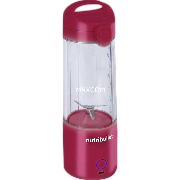 Nutribullet Portable Standmixer NBP003MA (magenta, akkubetrieben, 0,475 Liter)