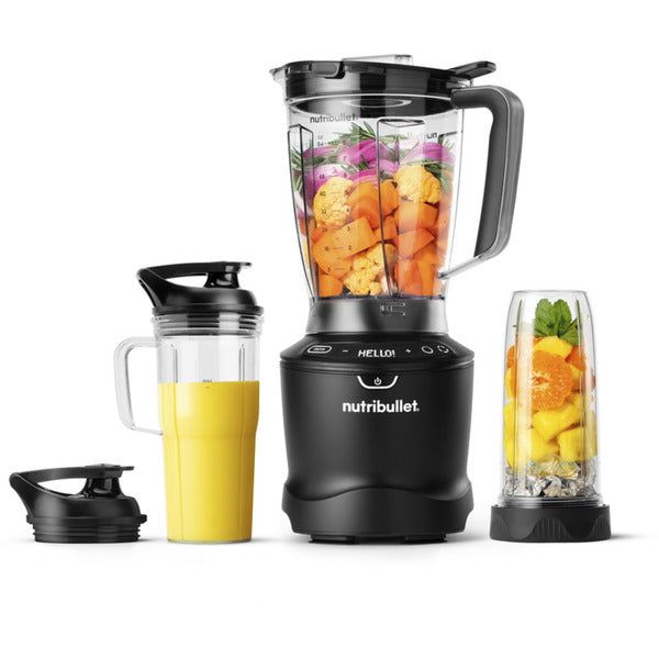 Nutribullet SmartSense 1500 Combo Blender NBF550DG (Dark Gray, 1500 Watts, 1.89 L & 0.946 L & 0.71 L)