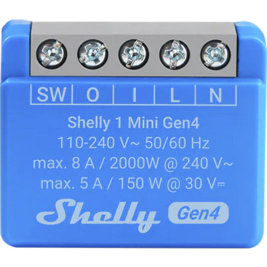 Shelly 1 Mini Gen4 (Μπλε)