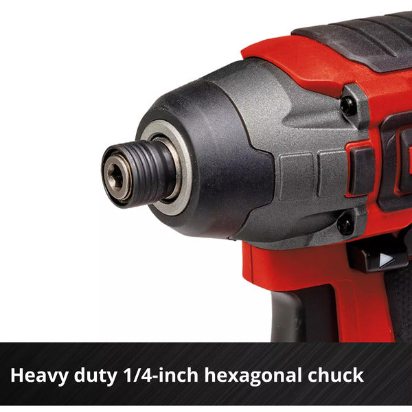 Einhell Professional Akku-Schlagschrauber TP-CI 18/220 Li BL - Solo, 18Volt (schwarz/rot, ohne Akku und Ladegerät)