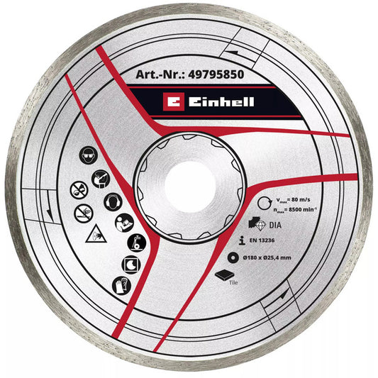 Einhell Diamant-Trennscheibe, Ø 180 x 25,4 x 2,4mm για Φυλλοκοπτικά