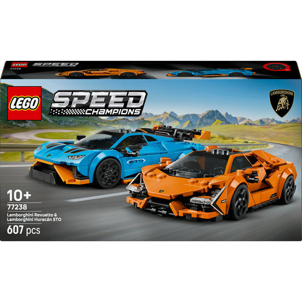 LEGO 77238 Speed Champions Lamborghini Revuelto und Huracán STO