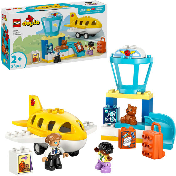 LEGO 10443 DUPLO Town Erster Besuch im Flughafen