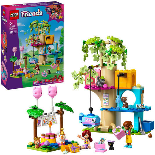 LEGO 42666 Friends Γατίσια Γιορτή & Δέντρο