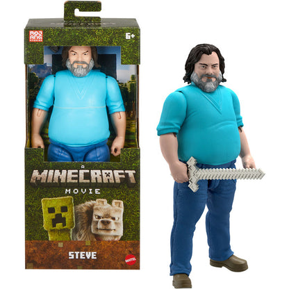 Mattel Minecraft Movie Steve Action Figure 30cm