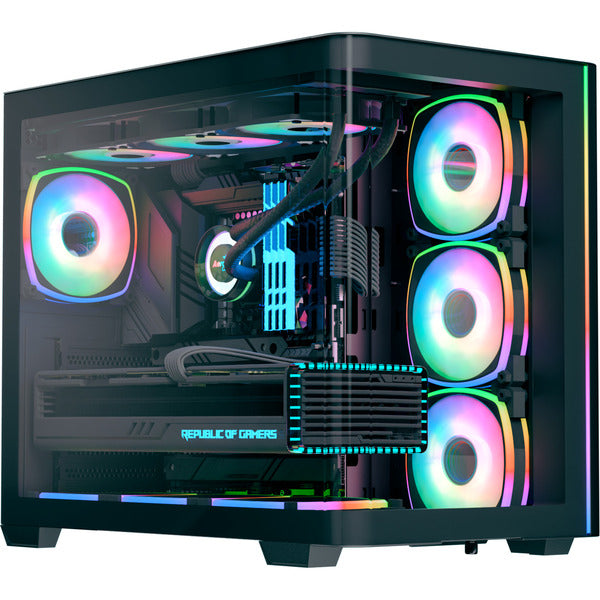 Aerocool P500C EVO-G-BK-v1 (Μαύρο, Tempered Glass x 2)