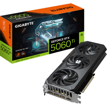 GigaByte GeForce RTX 5060 Ti GAMING OC 16G (DLSS 5, 3x DisplayPort, 1x HDMI 2.1)