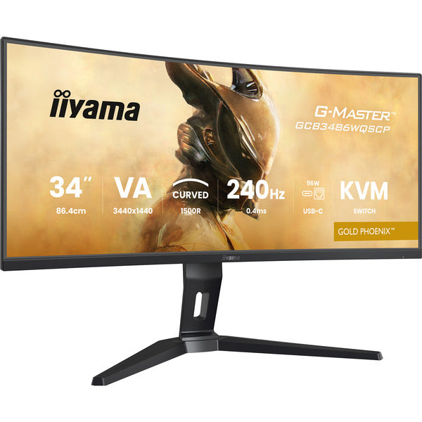 Iiyama G-Master GCB3486WQSCP-B1 GOLD PHOENIX 34" Curved Monitor