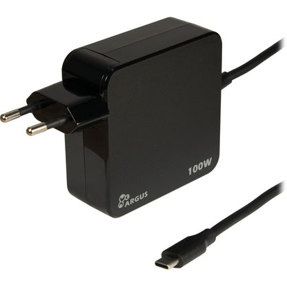 Inter-Tech Ladegerät Argus PD-2100, USB-C Charger (schwarz, 1,80m Kabel, PD 3.0, 100 Watt)