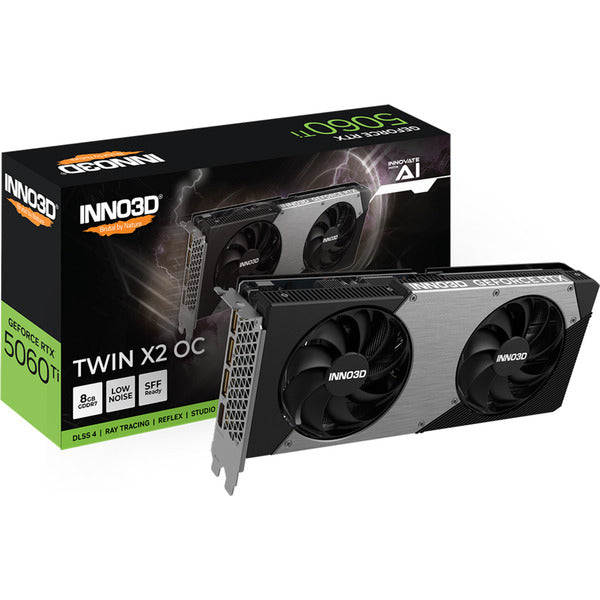 Inno3D GeForce RTX 5060 Ti TWIN X2 OC 8GB (DLSS 4, 3x DisplayPort, 1x HDMI 2.1)
