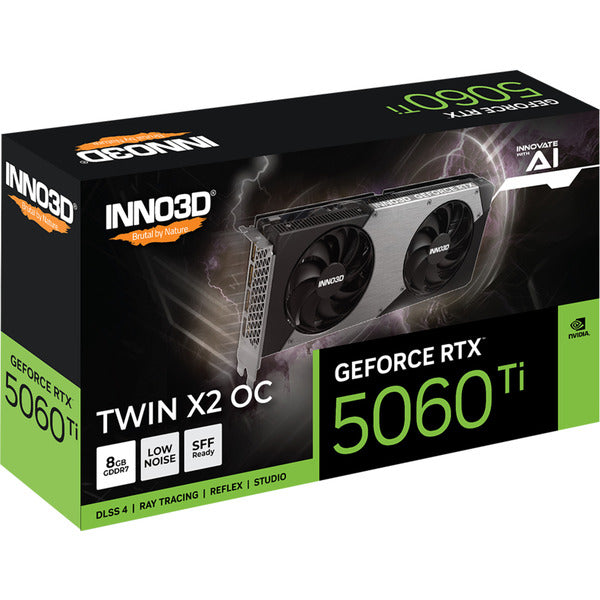 Inno3D GeForce RTX 5060 Ti TWIN X2 OC 8GB (DLSS 4, 3x DisplayPort, 1x HDMI 2.1)
