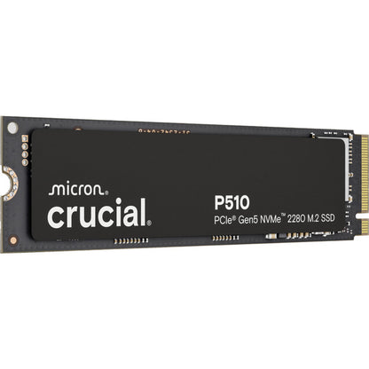 Crucial P510 1 TB SSD - Μαύρος, PCIe 5.0 x4, NVMe, M.2 2280