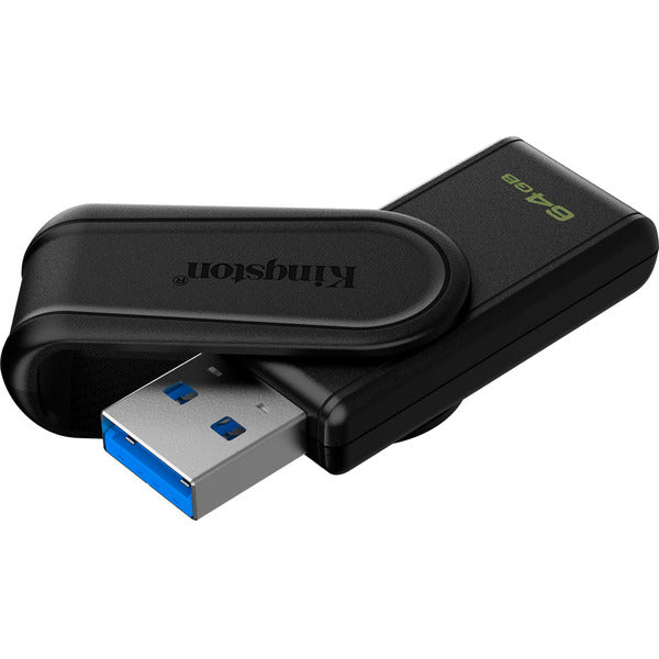 Kingston DataTraveler Exodia S 64GB (Μαύρος, USB-A 3.2 Gen 1)