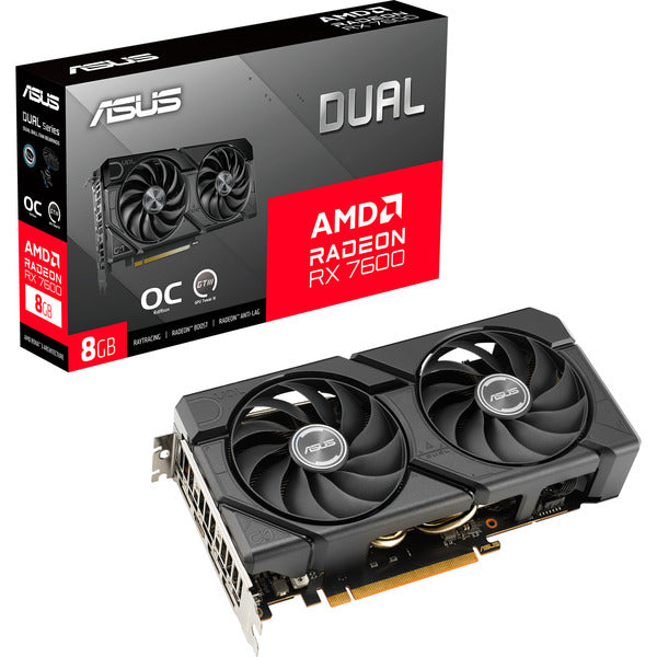 Asus Radeon RX 7600 DUAL EVO OC - Γραφική Κάρτα με RDNA 3 & GDDR6