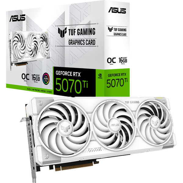 Asus GeForce RTX 5070 Ti TUF GAMING OC WHITE Edition (weiß, DLSS 4, 3x DisplayPort, 2x HDMI 2.1)