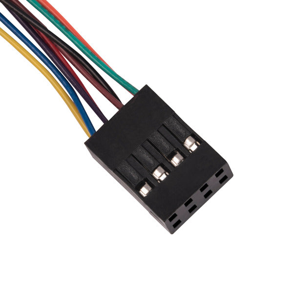 Silverstone Technology Adapterkabel SST-CPS05-RE, mini-SAS SFF 8643 > 4x SATA (hellblau, 60cm)