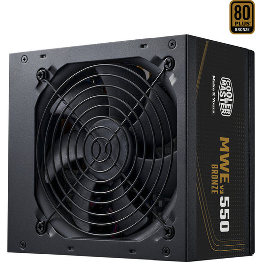 Cooler Master MWE BRONZE 550 V3 230V (Μαύρο, 2x PCIe, 550 Watt)