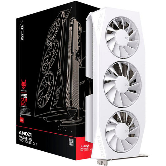XFX Radeon RX 9060 XT Mercury OC - Λευκή Κάρτα Γραφικών RDNA4 με GDDR6