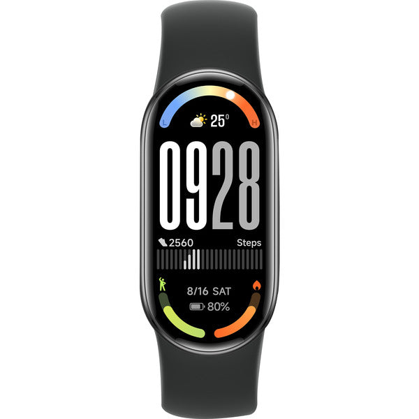 Xiaomi Smart Band 10 (schwarz, TPU Armband in Midnight Black)