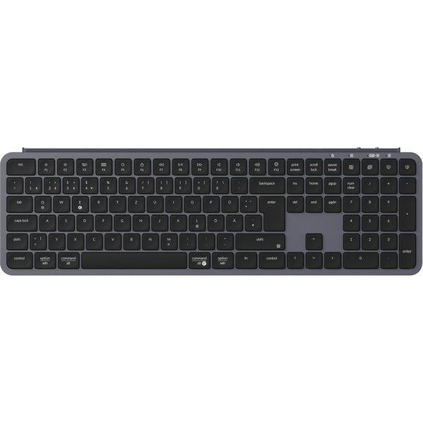 Keychron B6 Pro (grau/schwarz, DE-Layout, Scherenmechanik)