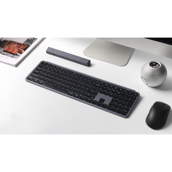 Keychron B6 Pro (grau/schwarz, DE-Layout, Scherenmechanik)