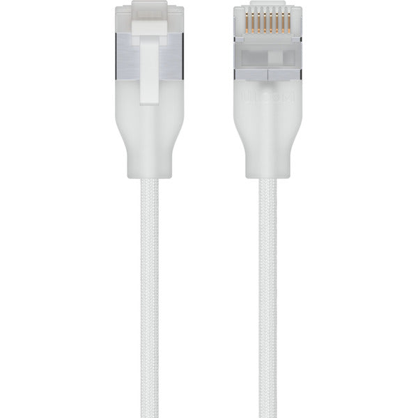 Ubiquiti UniFi Etherlighting Cat.6a Premium-Patchkabel (weiß, 15 Meter, gesleevt)