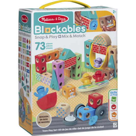 Spinmaster Melissa & Doug - Blockables Stadt Spielset
