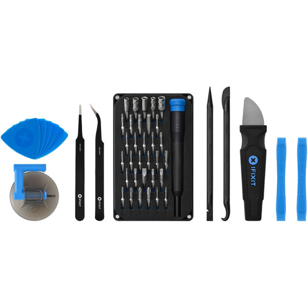 iFixit Pro Tech Go Toolkit, 47-piece (Black/Blue, for Electronics Repairs)