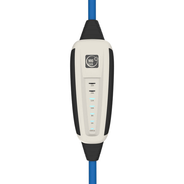 NRGkick Mobile Wallbox 16A light 7,5m Set Optimal (weiß, 11 kW, 7,5 Meter Kabel, mit 3 Steckern + Tasche)