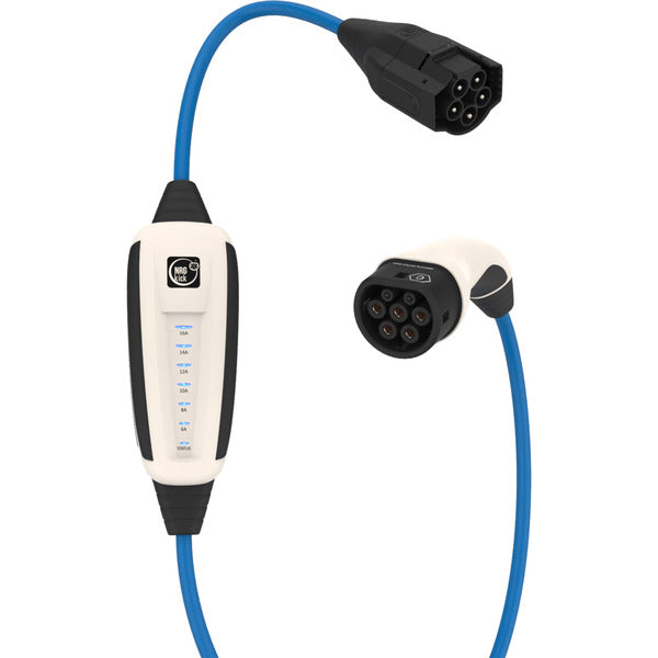 NRGkick Mobile Wallbox 32A 10m Pure (weiß, 22 kW, 10 Meter Kabel, WLAN + Bluetooth)