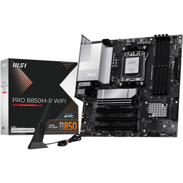 MSI PRO B850M-P WIFI (μαύρο/ασημένιο)