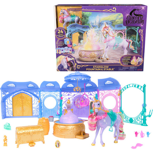 Spinmaster Unicorn Academy - Stall Spielset με Φωτισμό και Ηχητικά Εφέ