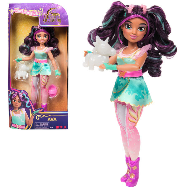Spinmaster Unicorn Academy - Ανάκληση Πάπας Άβα (24 cm, με αληθινά μαλλιά, αφαιρούμενα ρούχα και αξεσουάρ)
