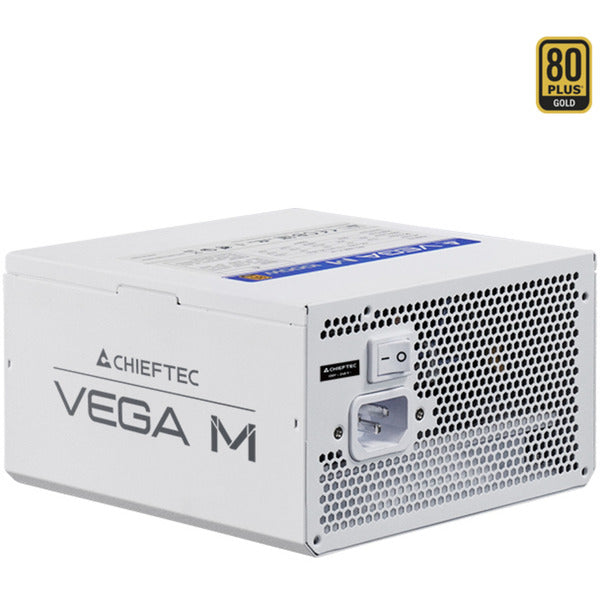 Chieftec Vega M 1000W Λευκό (άσπρο, 1x 12 Pin Υψηλής Ικανότητας GPU, 4x PCIe, Διαχείριση καλωδίων, 1000 Watt)