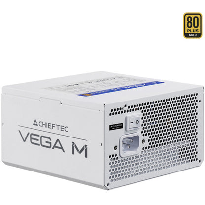 Chieftec Vega M 1000W Λευκό (άσπρο, 1x 12 Pin Υψηλής Ικανότητας GPU, 4x PCIe, Διαχείριση καλωδίων, 1000 Watt)