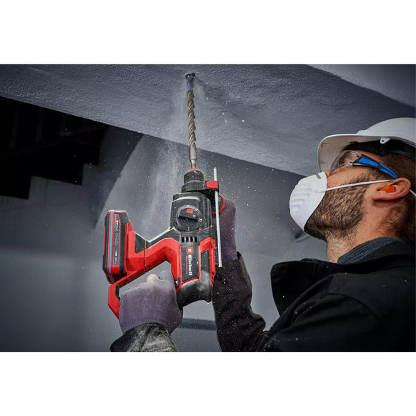 Einhell Professional Akku-Bohrhammer TP-HD 18/22 D Li BL - Solo, 18Volt (schwarz/rot, ohne Akku und Ladegerät, in E-Case)