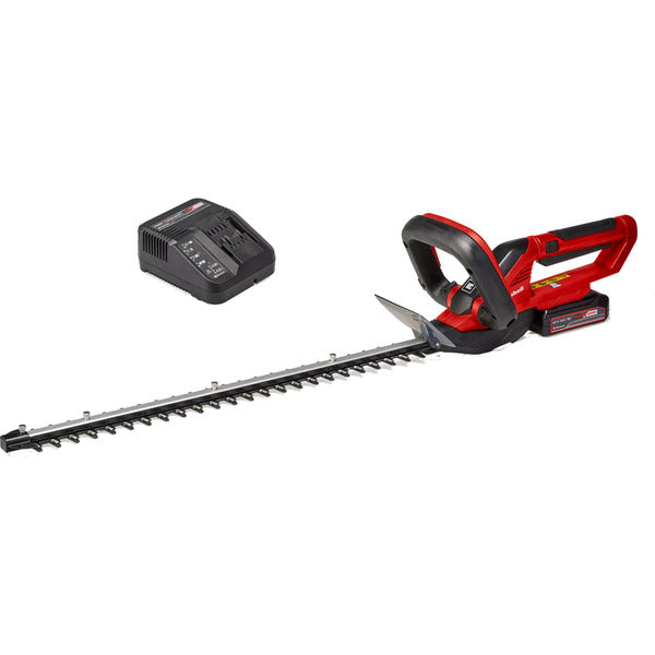 Einhell Power X-Change Akku-Heckenschere GC-CH 1855/1 Li Kit, 18Volt (rot/schwarz, Li-Ionen Akku 2,5Ah)
