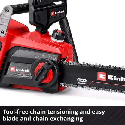 Einhell Professional Akku-Kettensäge GP-LC 36/40 Li BL-Solo, 36Volt (2x18V) (rot/schwarz, ohne Akku und Ladegerät)