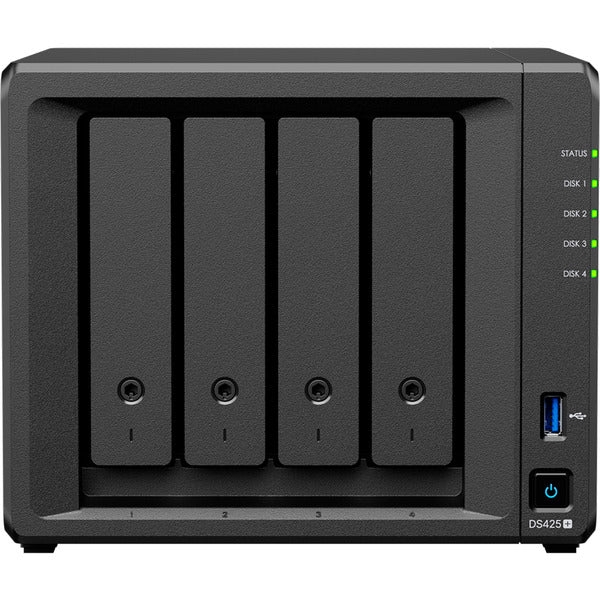 Synology DS425+ 4Bay NAS (Μαύρο)