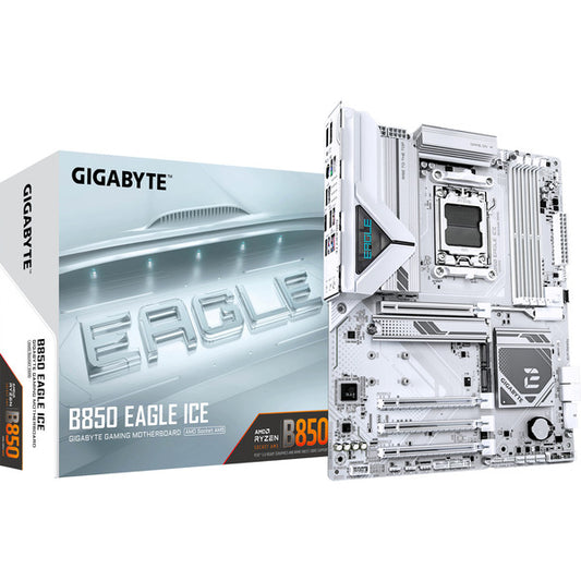 GigaByte B850 EAGLE ICE (λευκό/ασημί)