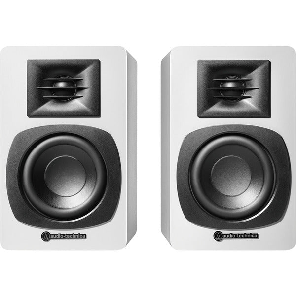 Audio Technica Aktive Regallautsprecher AT-SP3X (weiß, Bluetooth)