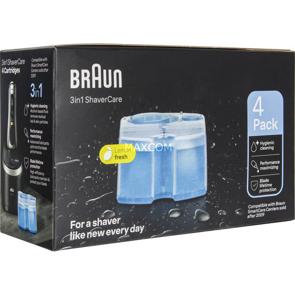 Braun 3-in-1 ShaverCare Reinigungskartuschen (4 Stück)