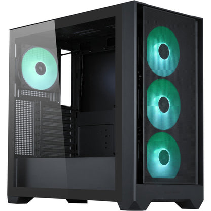 Silentware Flow 110 A-RGB (Μαύρο, Tempered Glass)