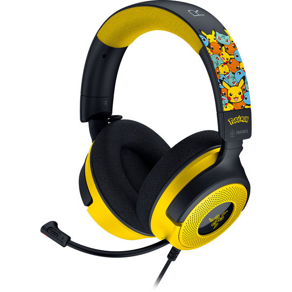 Razer Kraken V4 X - Pokémon Kanto Starters Edition (schwarz/gelb)