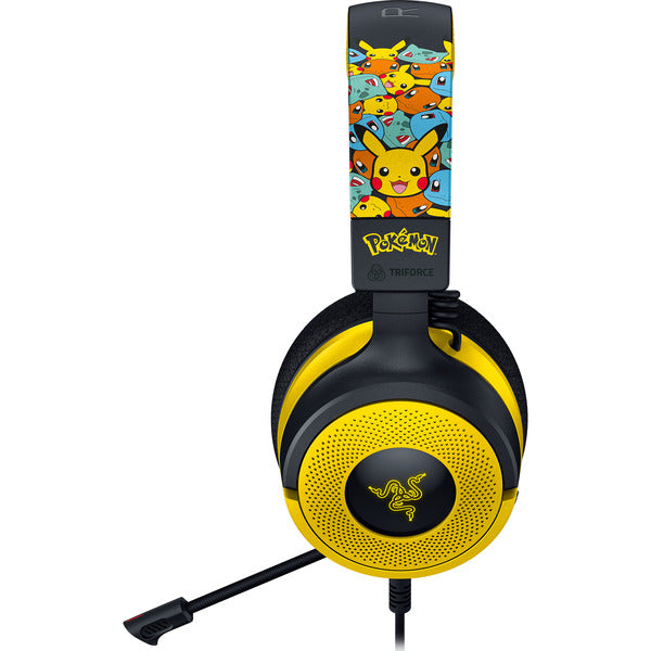 Razer Kraken V4 X - Pokémon Kanto Starters Edition (schwarz/gelb)