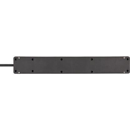 Brennenstuhl Bremounta Steckdosenleiste 5-fach, 2x USB-C (schwarz, 3 Meter Kabel, 2x USB, mit Sicherheitsschalter)