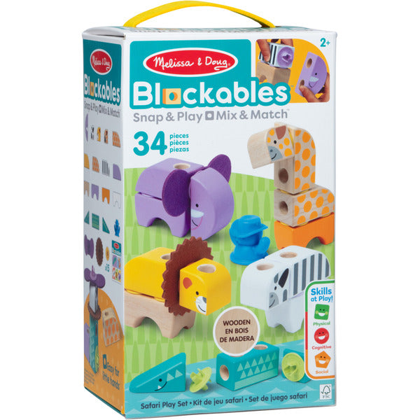 Σετ Παιχνιδιού Blockables Safari από την Spinmaster Melissa & Doug