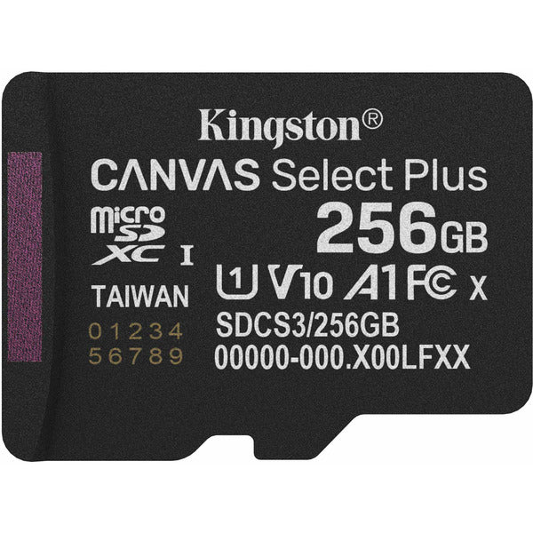 Kingston Canvas Select Plus 256 GB MicroSDXC
